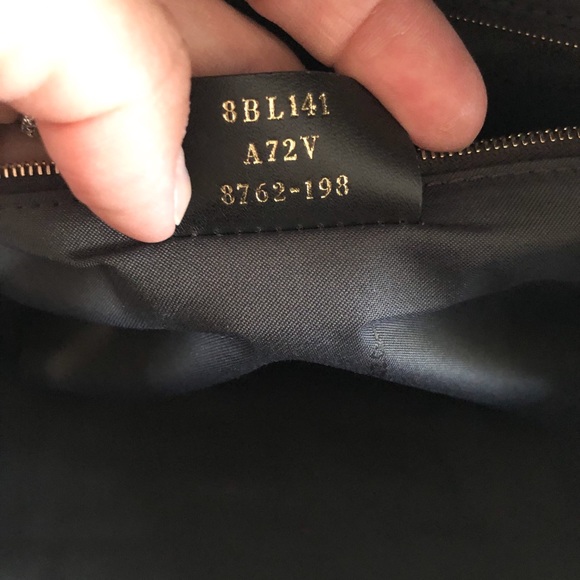 Sold Fendi Calfskin Zucca Embossed Boston Bag - Picture 10 of 15